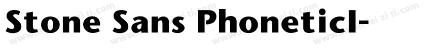 Stone Sans PhoneticI字体转换